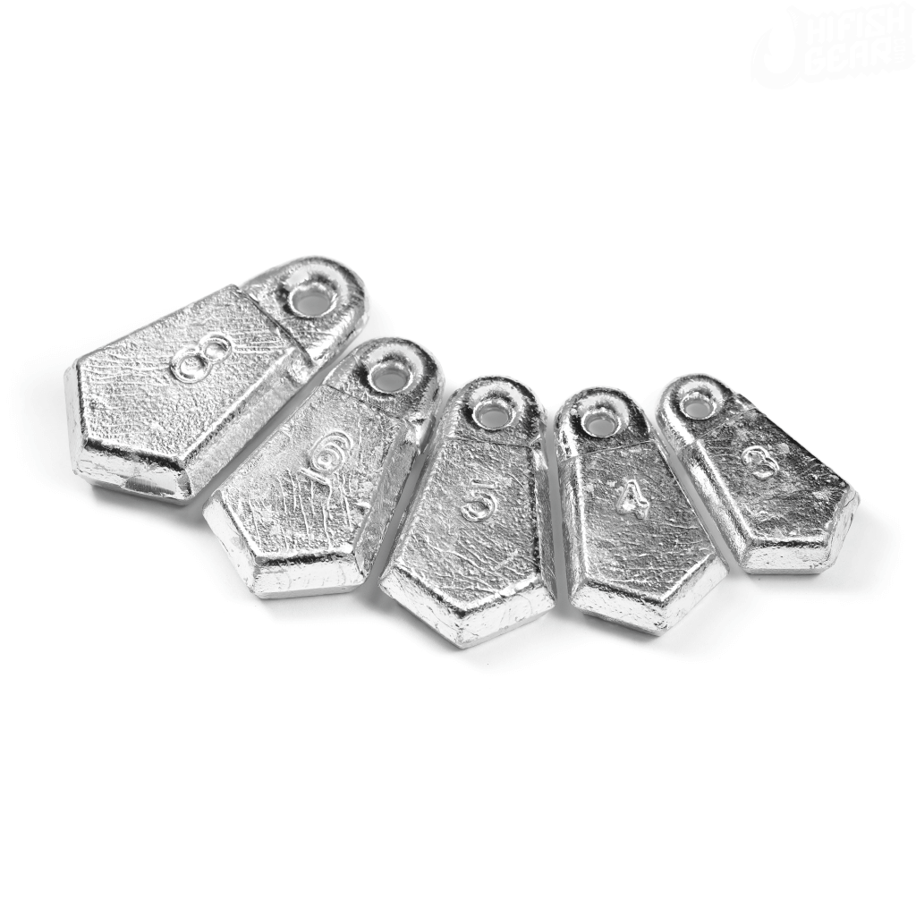 Lead Flat Bank Sinker — HiFishGear