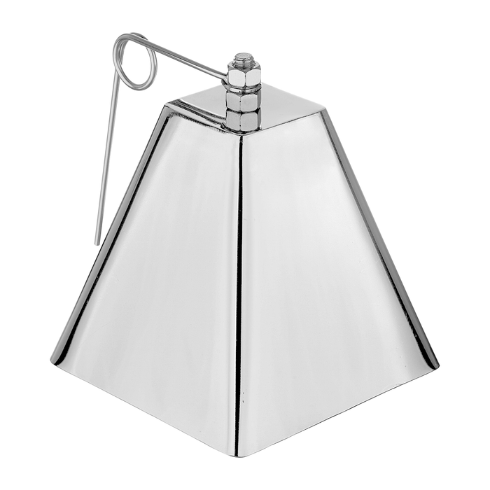 LARGE Locally-Made 5" One-Way Stainless Steel Fishing Bell