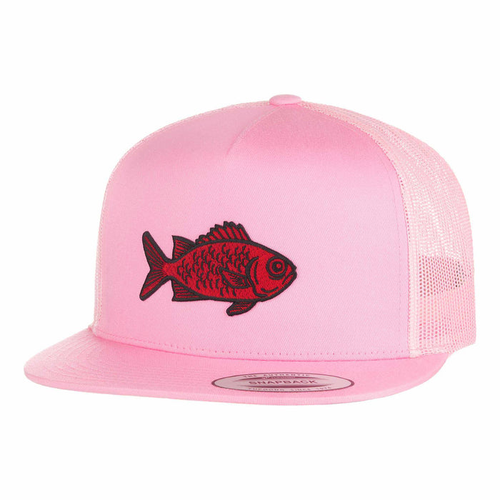 HFG - Menpachi Pink Flat Bill Snapback Trucker Hat