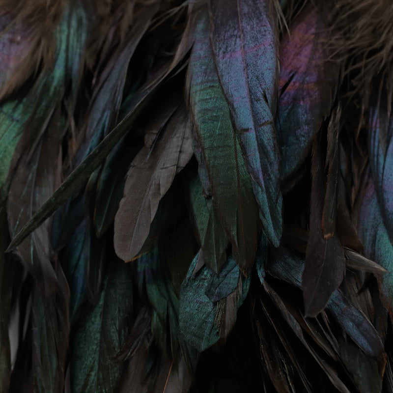 Hareline Iridescent Black Schlappen