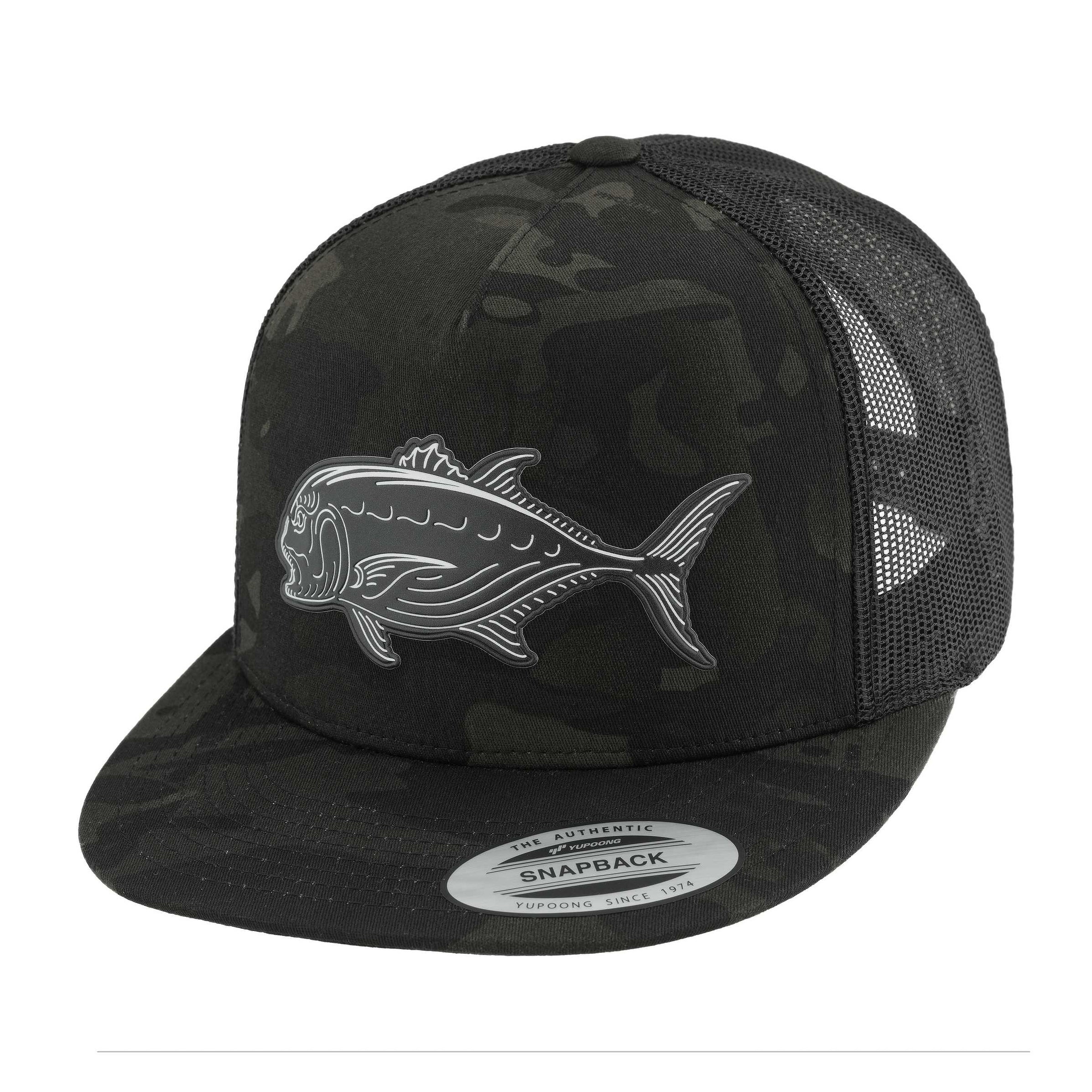 HFG - JDM Ulua MultiCam® Black Flat Bill Snapback Trucker Hat — HiFishGear