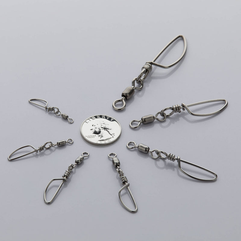 HFG Stainless Steel Crane Swivels with Tournament Snap