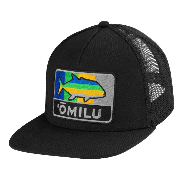 HFG - Black Omilu Flat Bill Trucker Hat (Big Head Special)