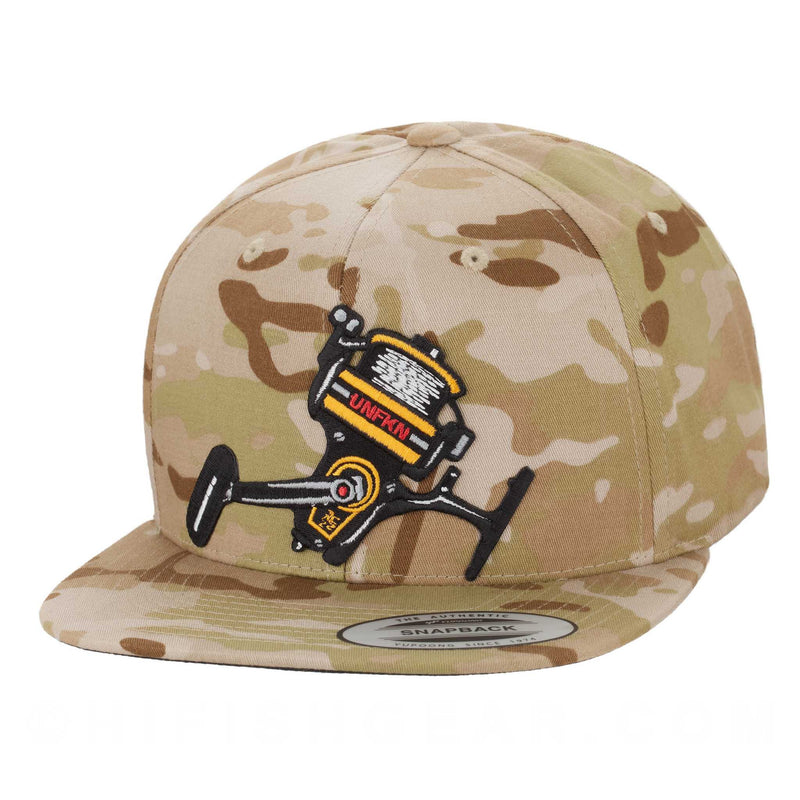 HFG - UNFKN Reel Spinner Multicam® Arid Flatbill Snapback Hat