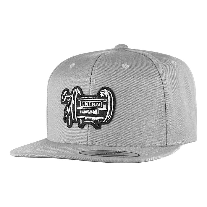 HFG - UNFKN Reel Silver Flat Bill Snapback Hat