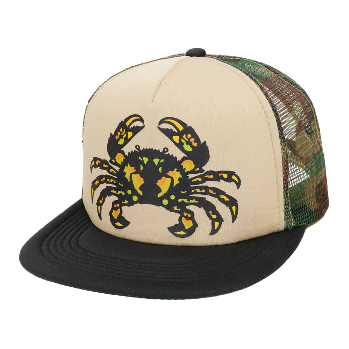 HFG - Samoan Mud Crab Camo/Tan/Black Flatbill Trucker Hat