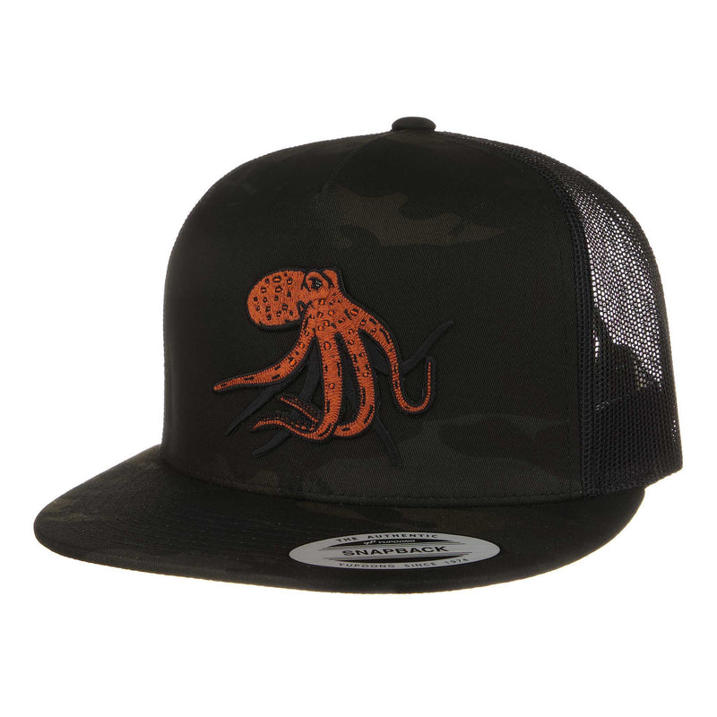 HFG - Tako MultiCam® Black Flat Bill Snapback Trucker Hat