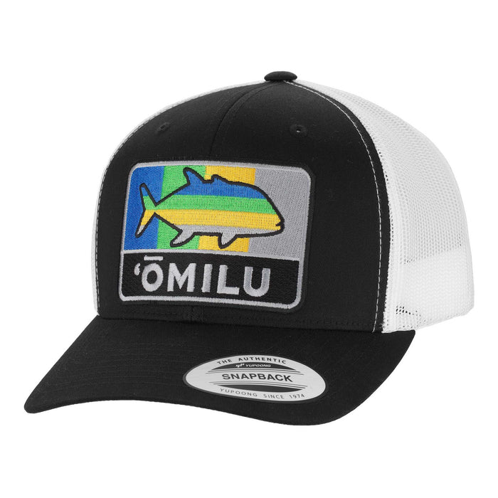 HFG - Omilu Patch Black/White Snapback Classic Trucker Hat