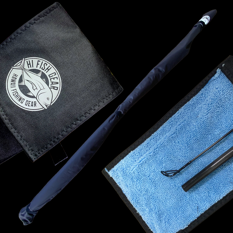 HFG Reflective Ulua Deluxe Spinning Rod Bag (Fits 2 Piece Rods up to 12')