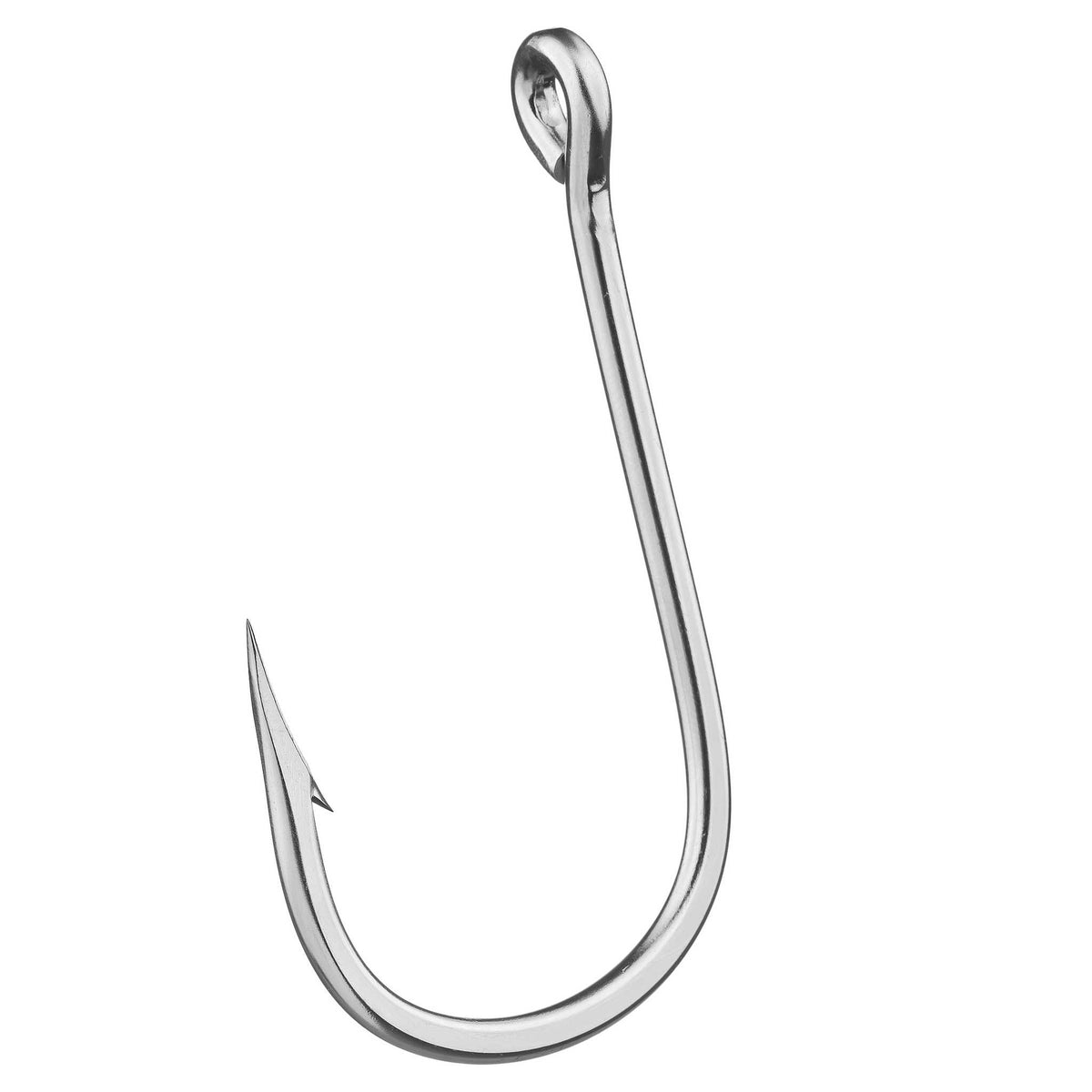 7252 fish hook Trident 2X Long Shank In-Line Circle LEE FISHER SPORTS No more missed hooksets due to short strikes Mustad 7825 Mullet Rig Replacement