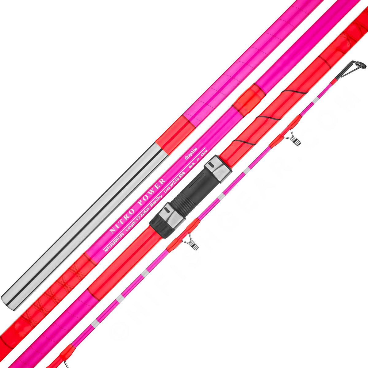 Nitro Ulua Rod Metallic Pink — HiFishGear