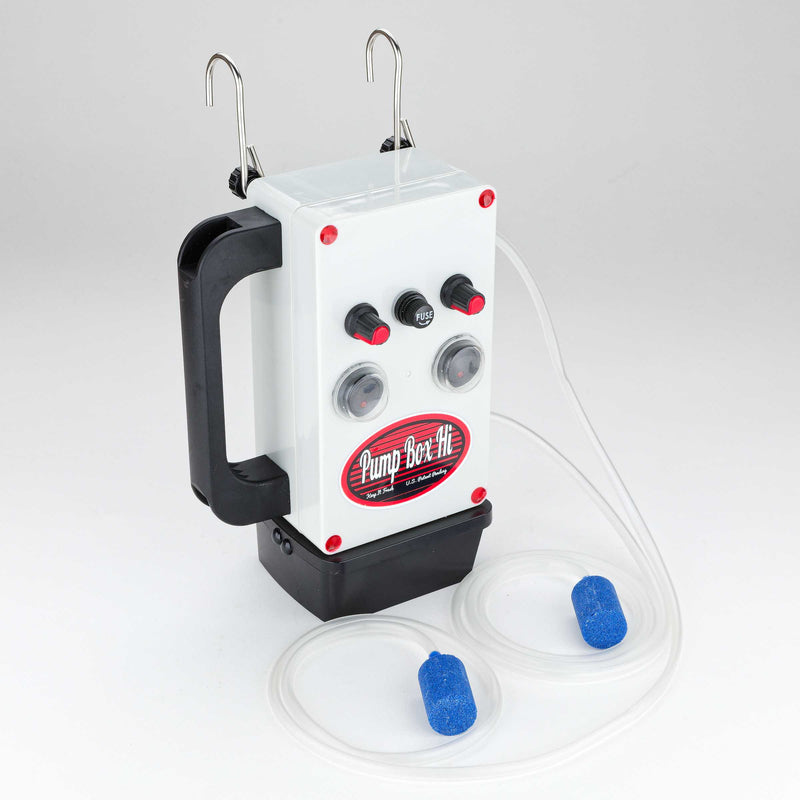 Pump Box Hawaii - Live Bait Aerator Kit Milwaukee 18v - Double Pump Pump Box Hawaii - Live Bait Aerator Kit Milwaukee 18v - Double Pump