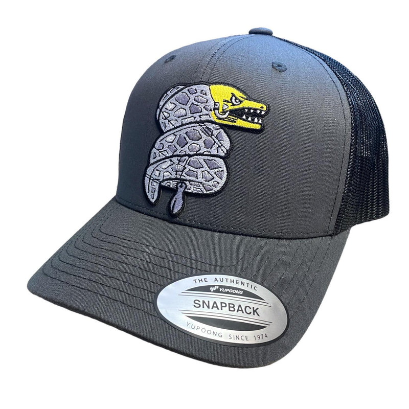 HFG - Pusshead Puhi (Eel) Charcoal/Black Classic Trucker Hat