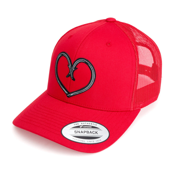HFG - Hooked Red Classic Snapback Trucker Hat