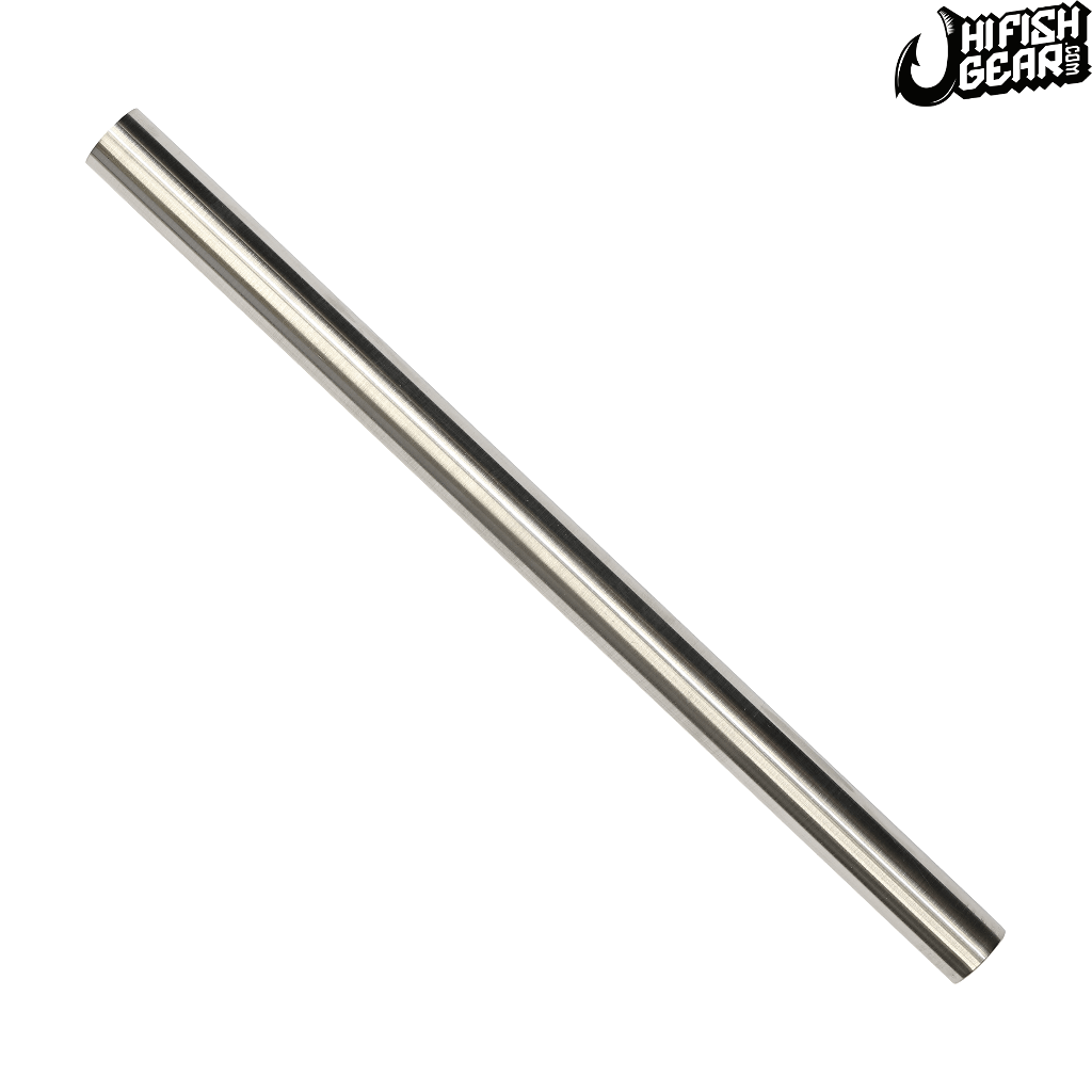 antique fishing pole with silver butt cap screw cap Blind Mullet Stainless Steel Butt Caps