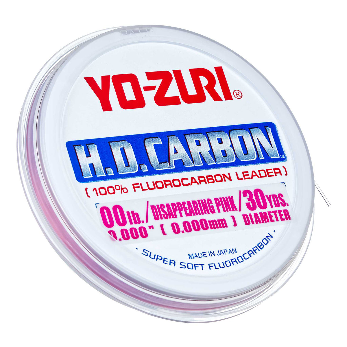 Yo-Zuri HD Pink Fluorocarbon Leader, 30yd / 60lb